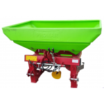 Rozsiewacz nawozu dwutarczowy 600L polie
