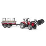 Zabawka ciągnik Massey Ferg 02046 przycz